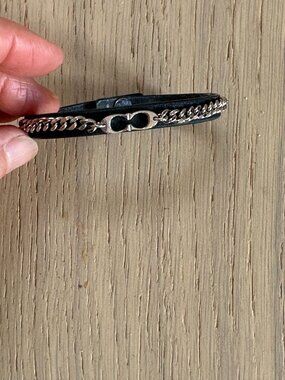 Coach Leather Bracelet
